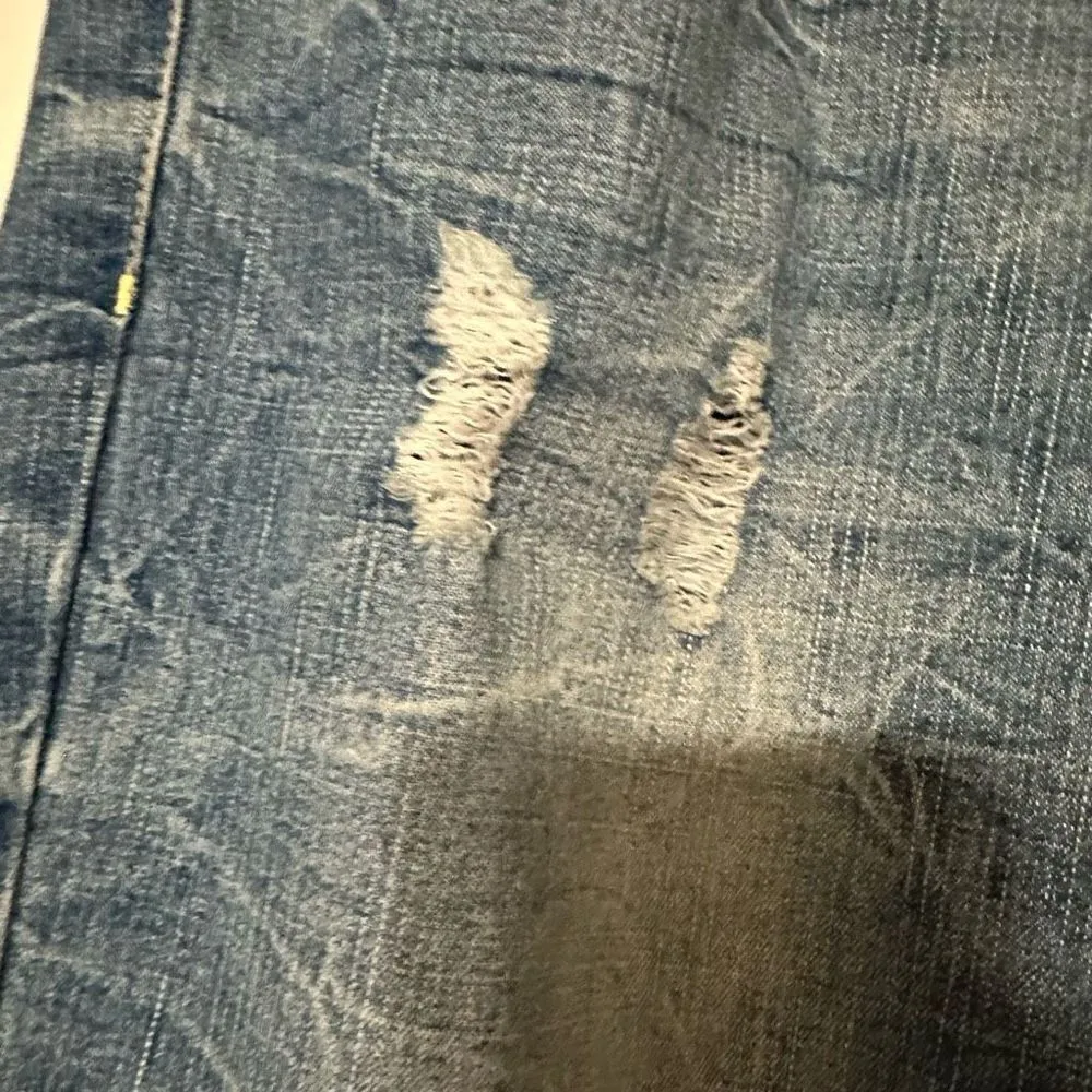 Bongo Fabulous Flare distressed blue denim jeans - Image 8