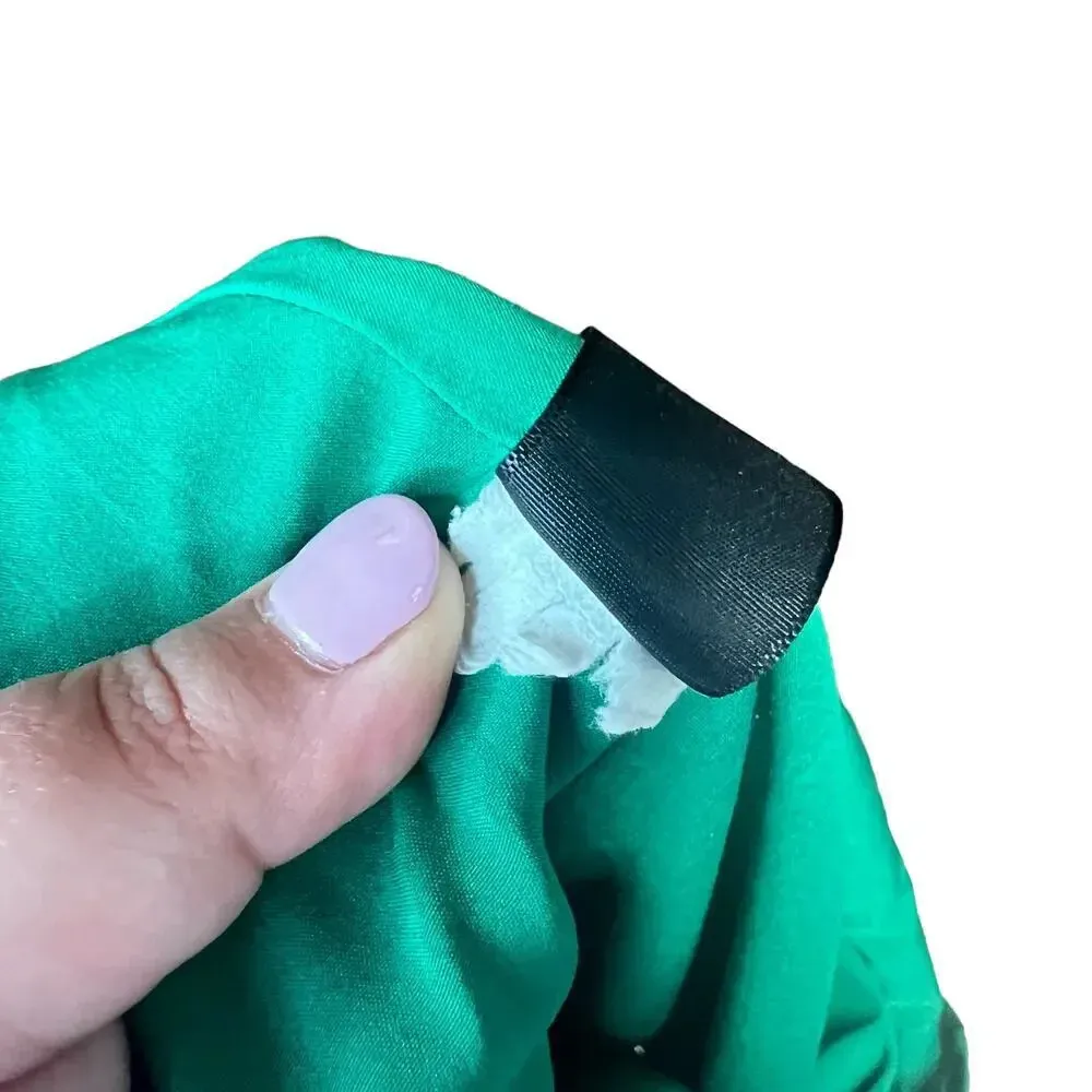 Black Halo Joanna Sheath Dress Green Short‎ Sleeve Buttons Size 18 - Image 16