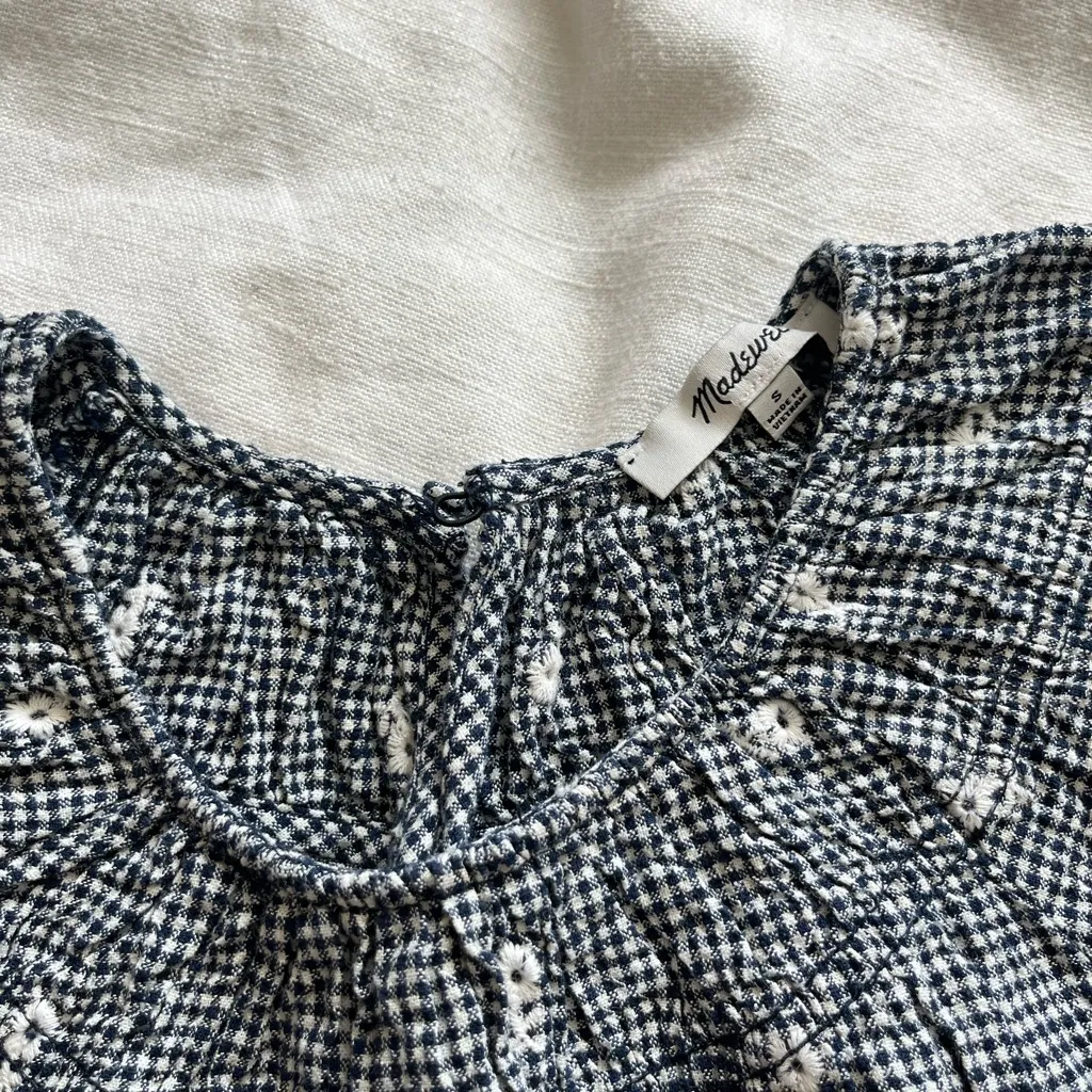 Madewell Gingham Checkered Top - Image 2