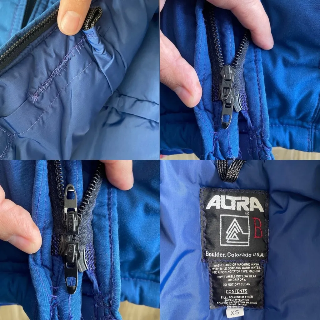 ALTRA Thick‎ Blue Women’s Jacket Size Xs - Image 9