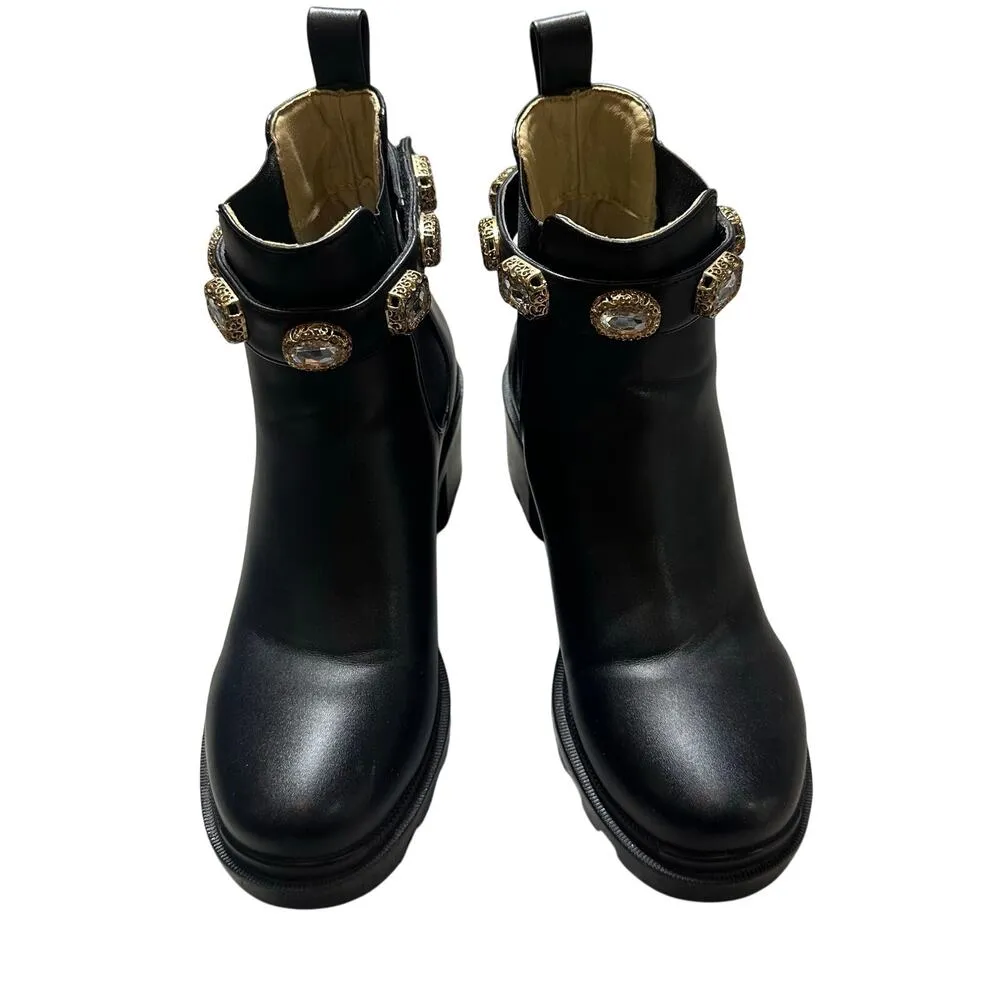 Steve Madden Black Amulet Ankle Booties - Image 4
