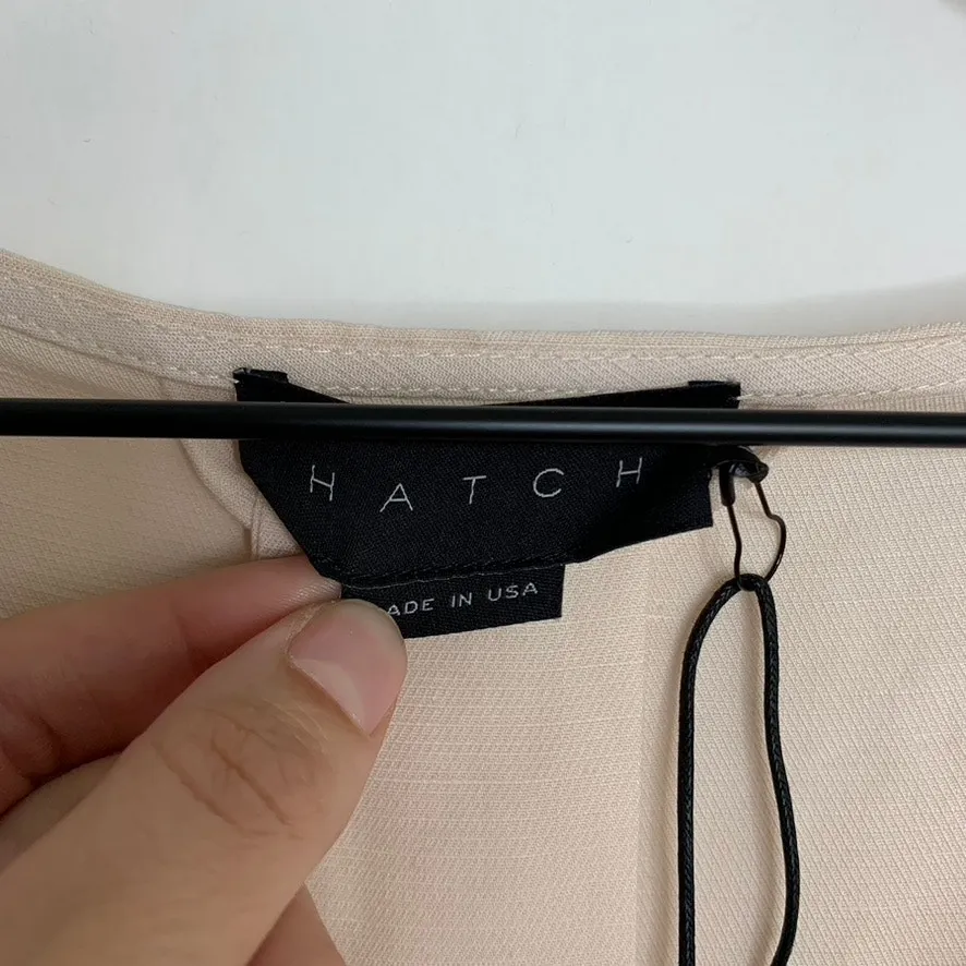 Hatch Maternity Linen Blend The Noelle Jumper Womens Ivory Size 0 XS New - Image 11