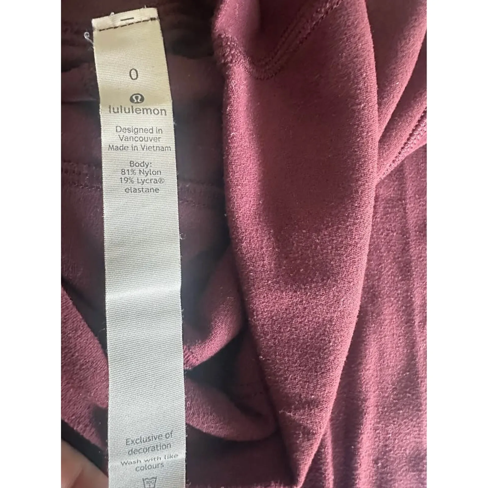 Lululemon Align Leggings (0) Red - Image 2