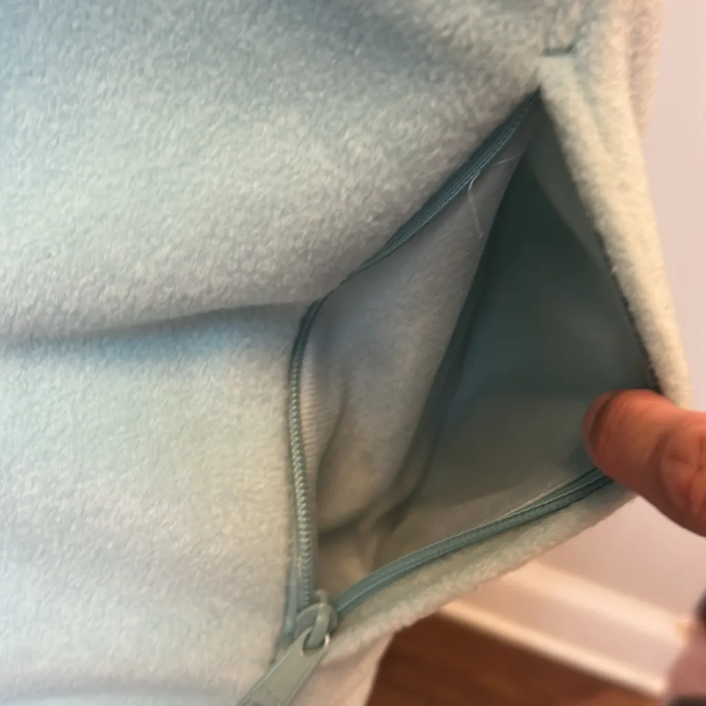 NWOT Columbia Blue/Teal Fleece Full Zip Jacket Size Small - Image 3