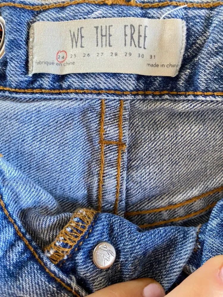 Free People Denim Shorts - Image 3