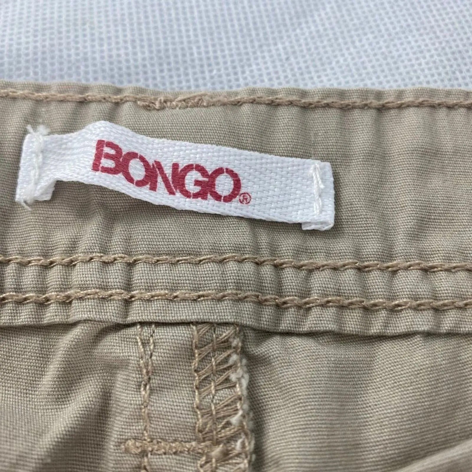 Bongo size 3 shorts‎ tan 5 pocket  Y2K - Image 5