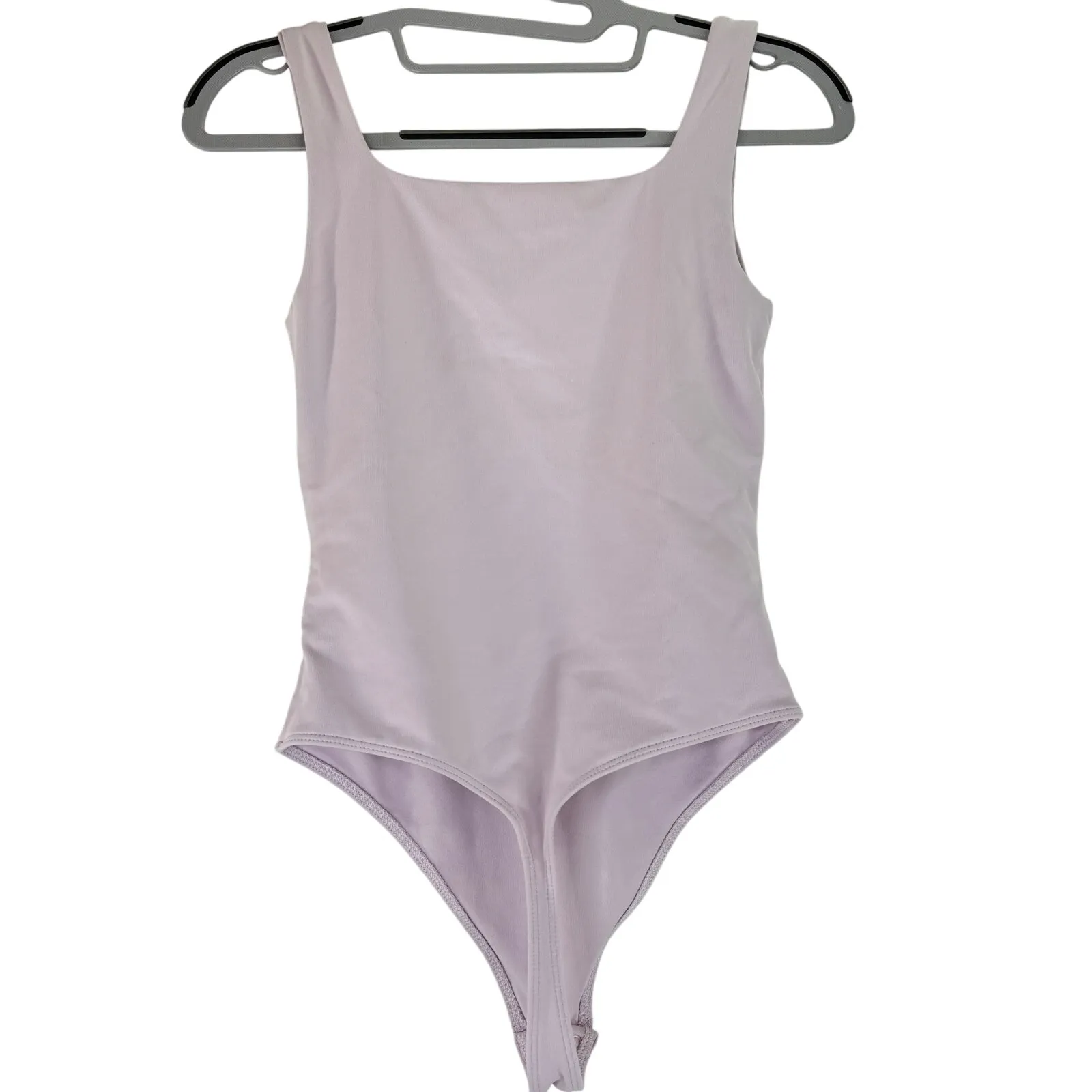 Aritzia Babaton Light Pink Contour Thong Bodysuit Size Small - Image 2