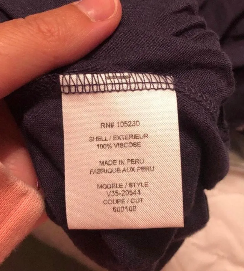 Navy Top Blue Size L - Image 7