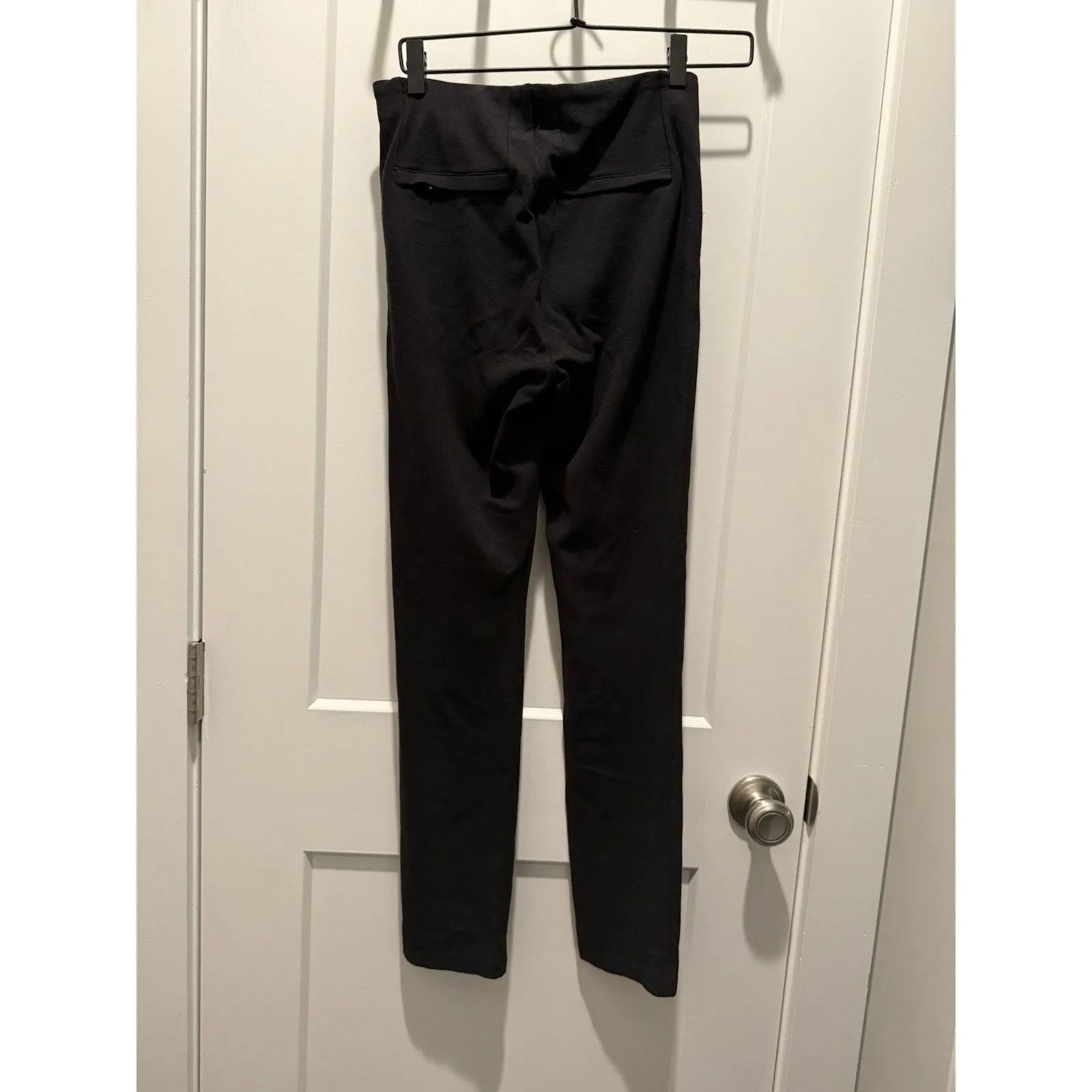 Athleta Siena Womens Size 2 Skinny Pant leggings Black pockets side zip #353489 - Image 4