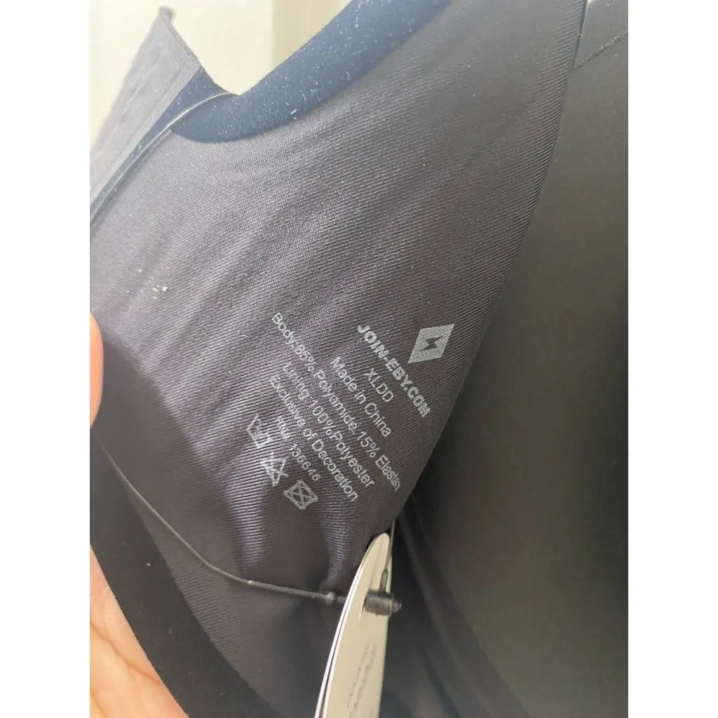 Eby Women's Wireless Relief Bra with Adjustable Straps Size XLDD new with tags Black - Image 3