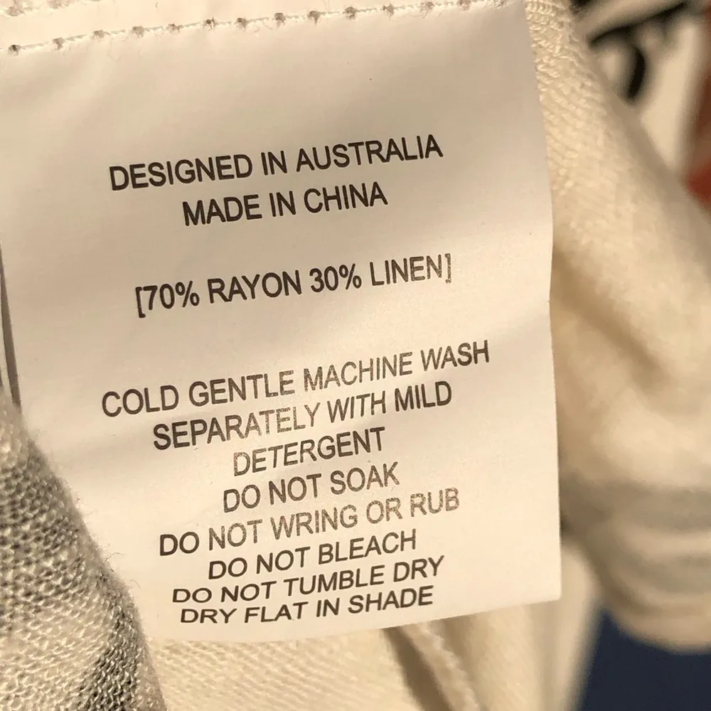 Linen Blend Black White Leaf Print Maxi Dress - Image 12