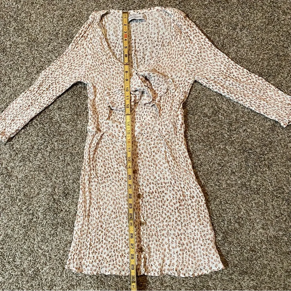 Faithfull The Brand Floral Print Mini Dress Size 2 - Image 12