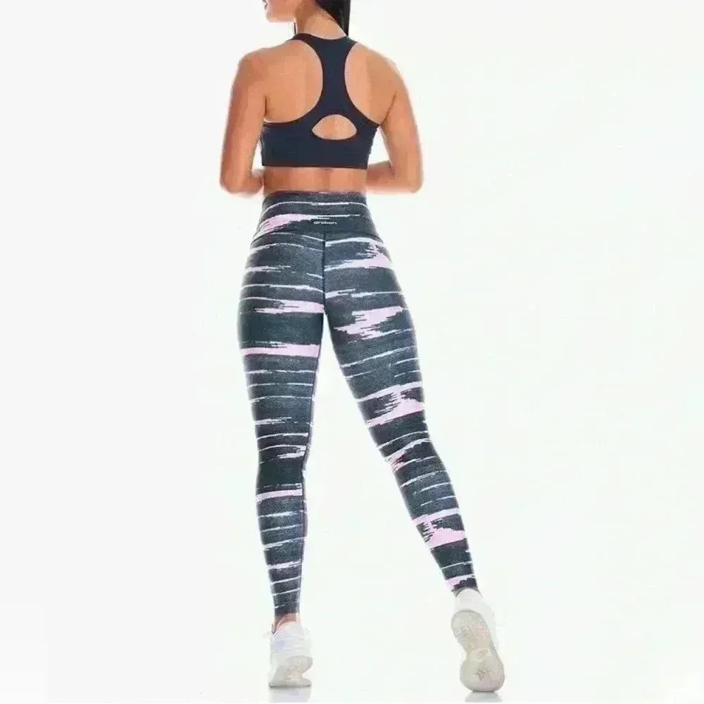 Drakon Colombian Workout‎ High Waisted Leggings for Women Compression Tight OS Black Size undefined - Image 3