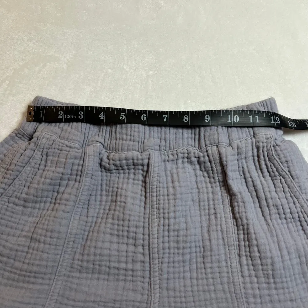 Madewell High Rise Easy Pull-On Shorts Size XXS Gauze Fabric Lightweight Casual - Image 10