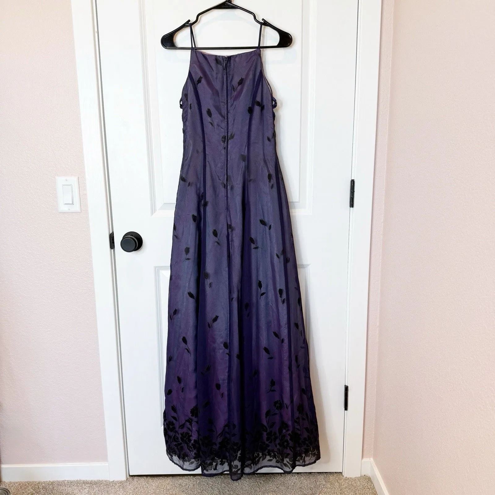 Vintage Morgan & Co Whimsigoth Prom Dress Size 3/4 Y2K 90s HOCO Fairy Grunge Purple - Image 5