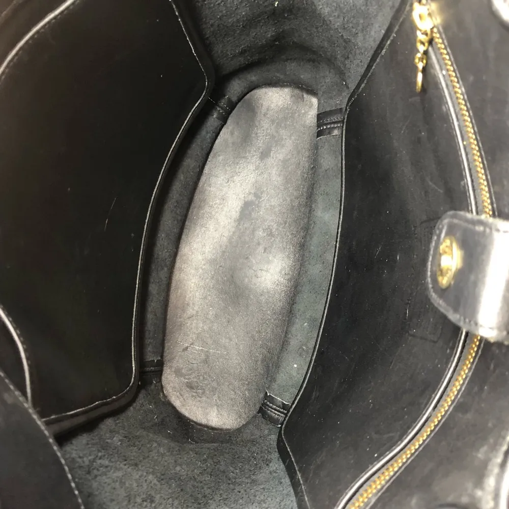 COACH Vintage Legacy Large Shopper Black Glove Tanned Leather Bag 9090 COA - Image 4