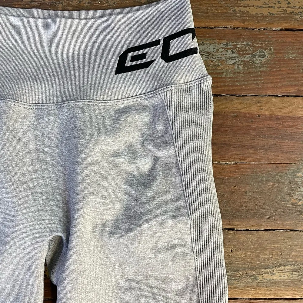 ECHT Arise Scrunch Butt Heather Gray Bike Shorts - Sz L 🧡🎀 - Image 11