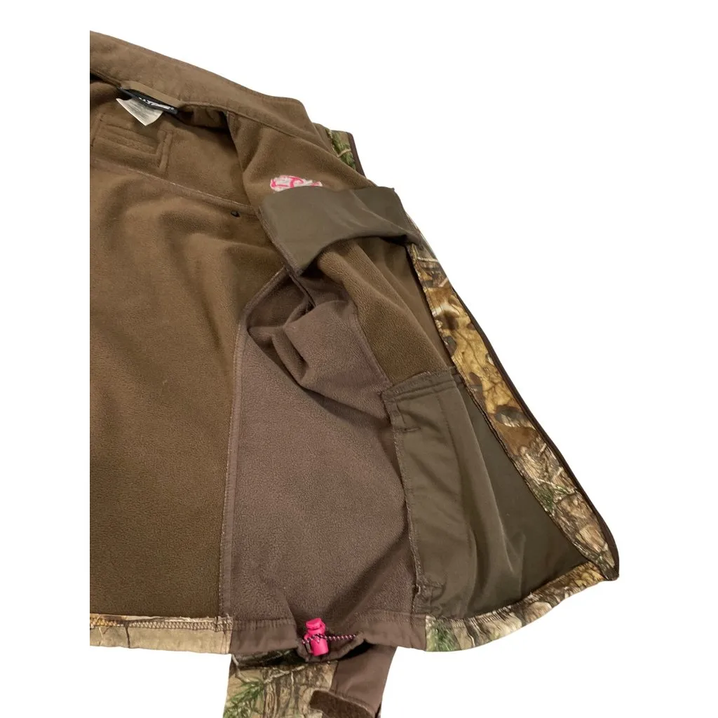 Realtree Womens Xtra Camo Full Zip Jacket With Pink Logo Size L SKU 9298 - Image 12