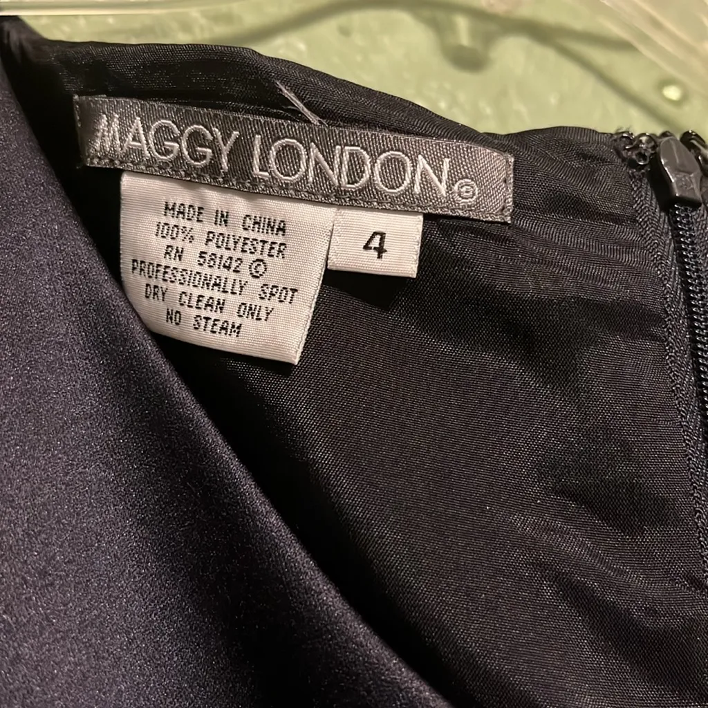 NEW Maggy London semi formal dress embroidered flowers humming bird motb - Image 8