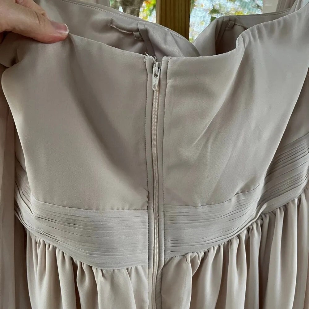 Birdy Grey Gigi Jumpsuit Versatile Styles Neutral Champagne Size 1X. NEW - Image 9