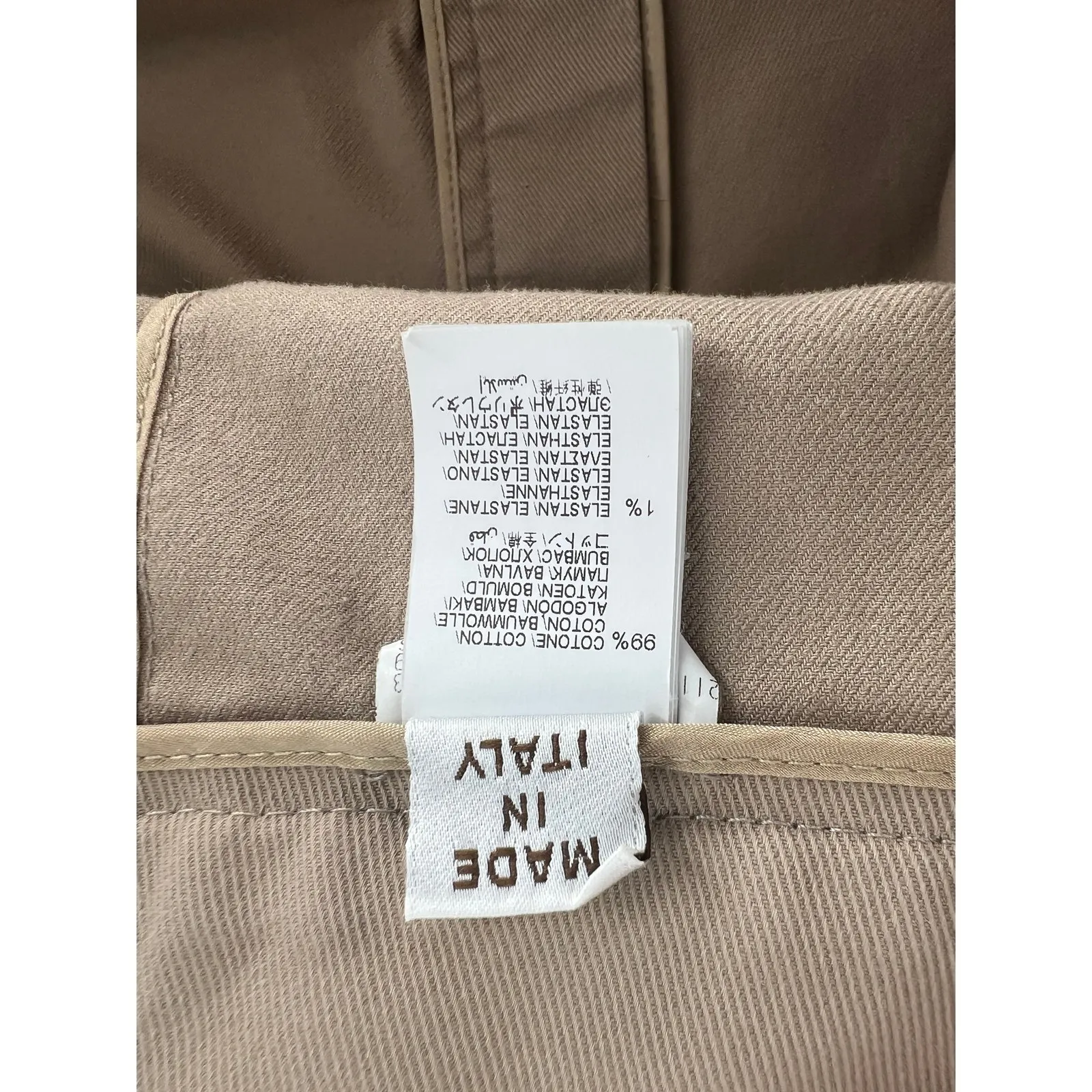 Brunello Cucinelli Chino Cotton Blend Pants - Image 9