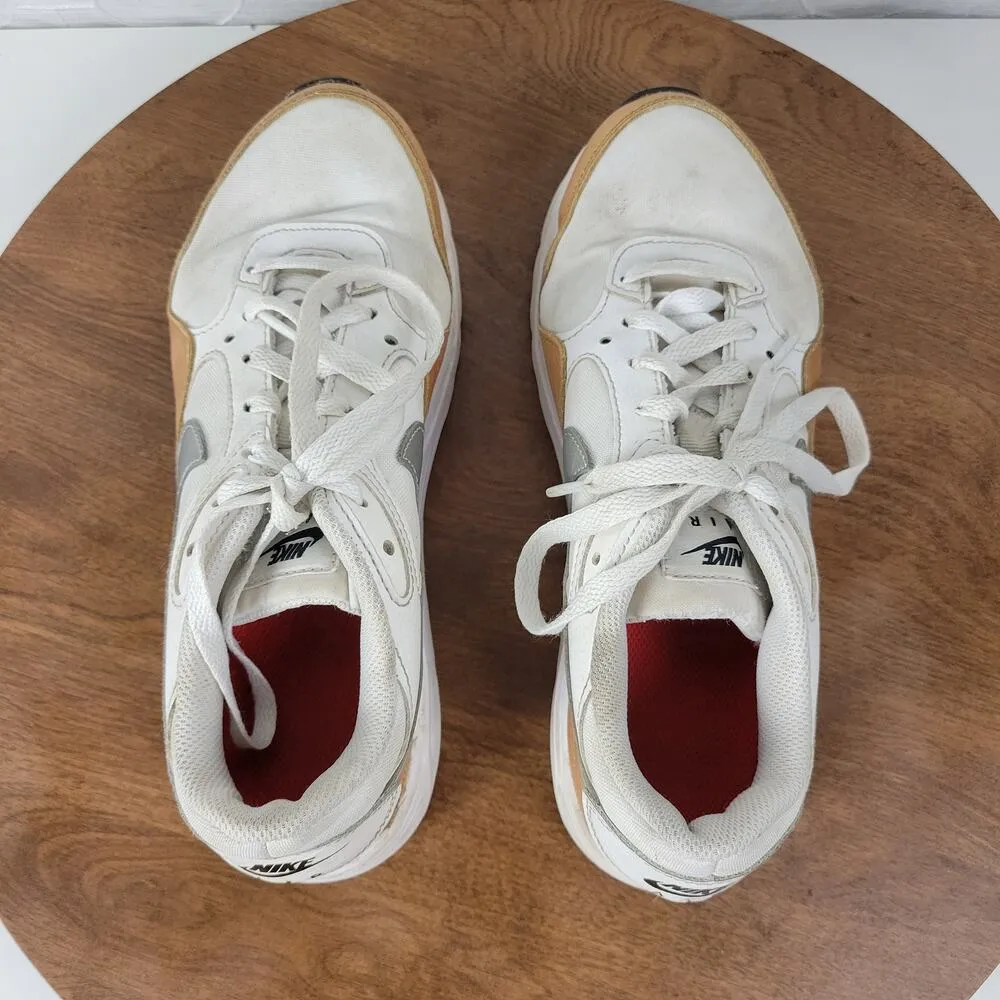 Nike Air Max SC Women's 8 White Metallic Marathon Running Lightweight CW4554-107 - Image 4