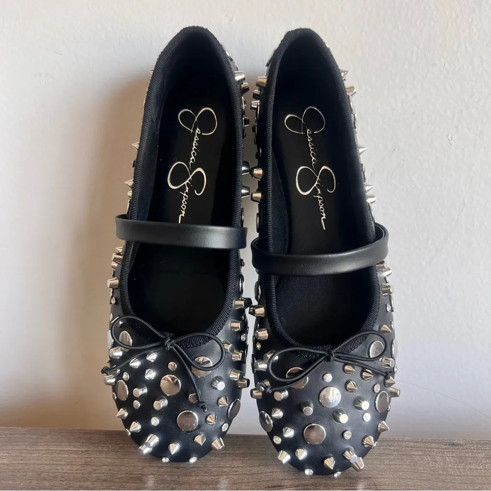 Jessica Simpson Studded Azalina Mary Jane Women's Slip On Shoe Size 7 #754A - Image 5