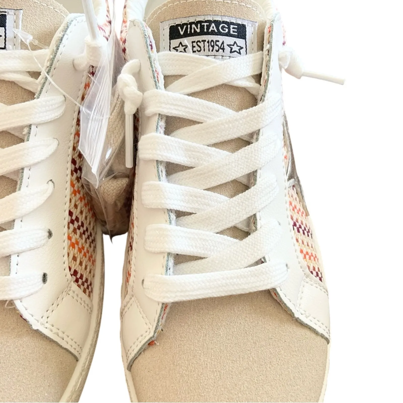 Vintage Havana Tweed Stripe Star Sneakers Women’s Shoes Size 8 NEW Retail $125 - Image 5