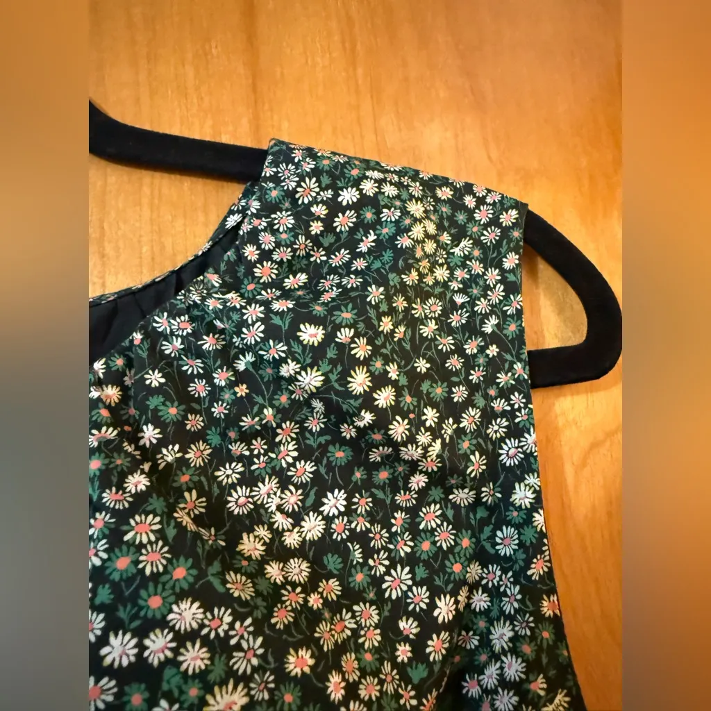 J. CREW Hyacinth Dress Liberty Of London Marguerite Floral Sleeveless Medium - Image 5