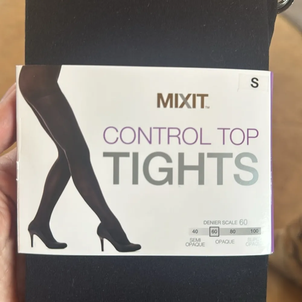 Mixit NIP  Control Top Black Tights Size Small - Image 2