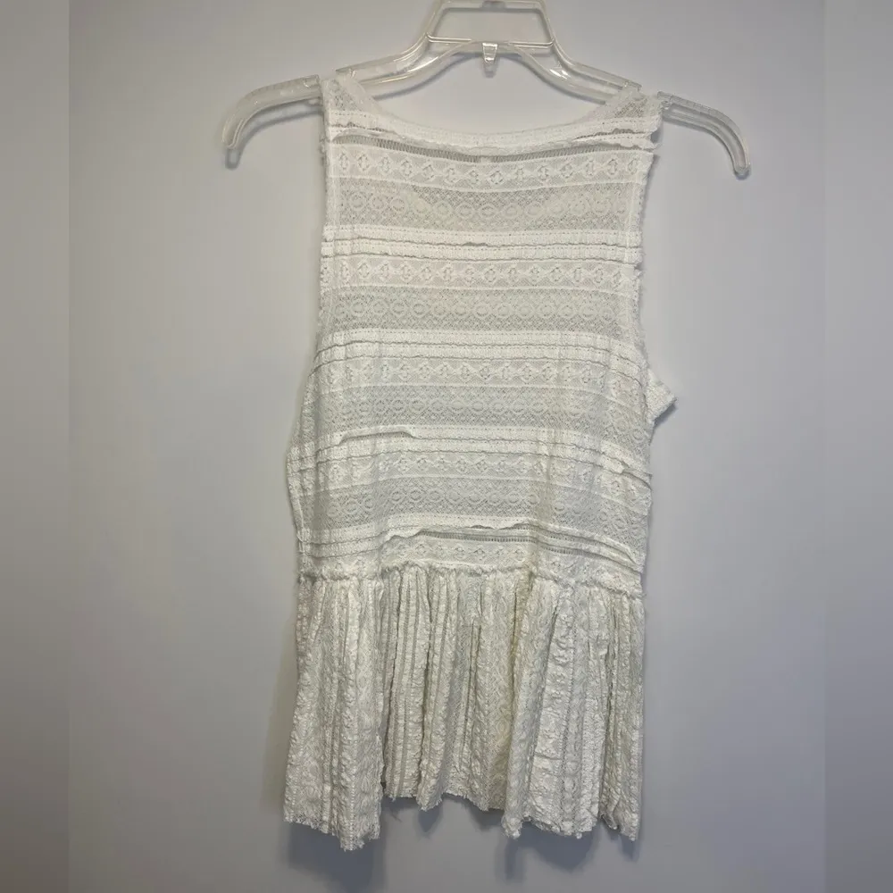 Intimately Free People Sheer Lace Tank Top Tunic M - Image 6