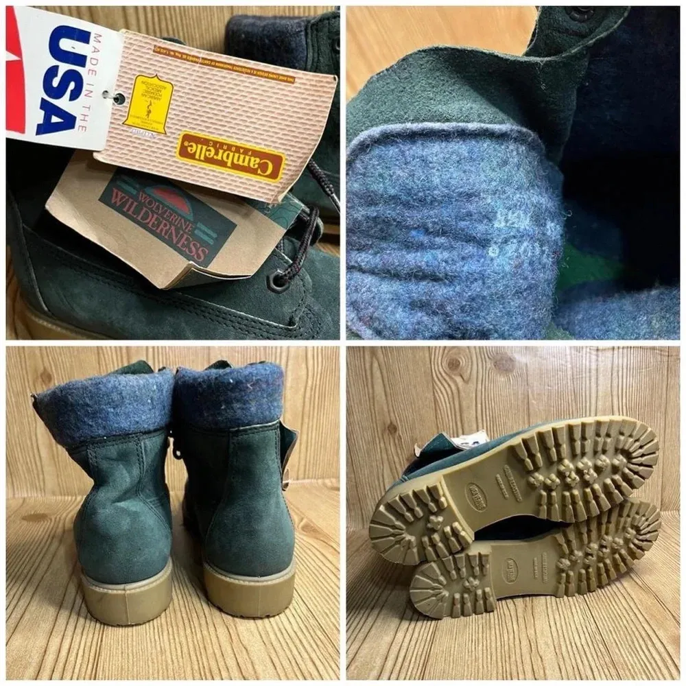 Wolverine Wilderness forest green boots NWT
Women’s size 8.5 - Image 3