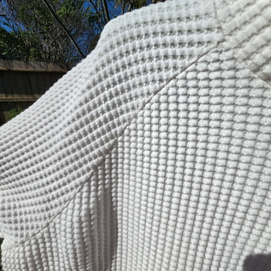 The North Face Chabot Cotton Thermal Knit Mock Neck Long Sleeve Top XS - Image 6