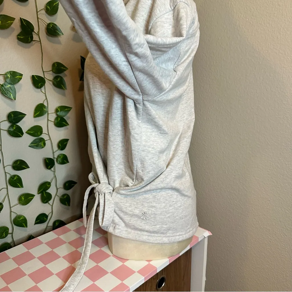 Gray Wrap Cardigan Athleta small balletcore - Image 2