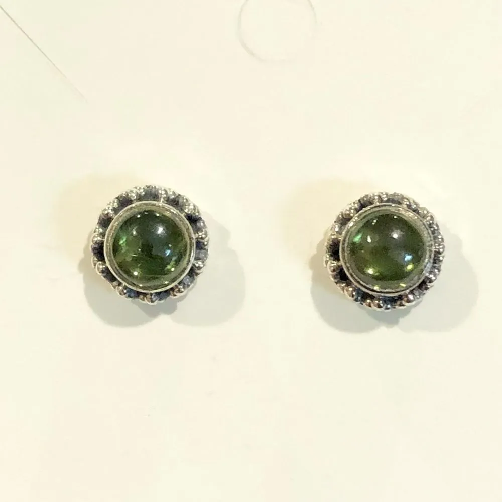 SILPADA Green Peridot Cabochon Sterling Silver Earrings P1401 NWOT LAST PAIR! - Image 13
