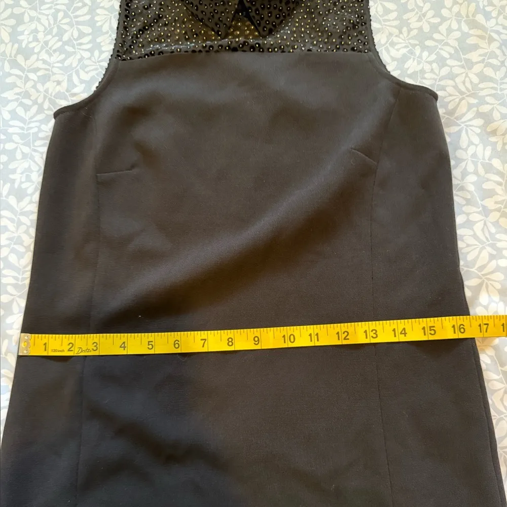 Loft Elegant Black Sleeveless Dress size 00 - Image 5