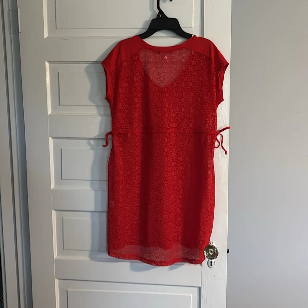 Prana Red Swim Cover-Up - Image 4