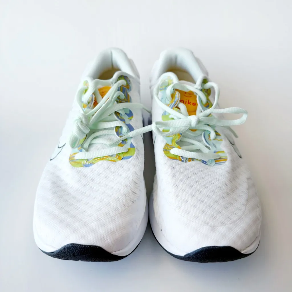 Nike Renew Ride 3 Premium Road Running Sneakers Womens Size 9 Shoes White Green - Image 7