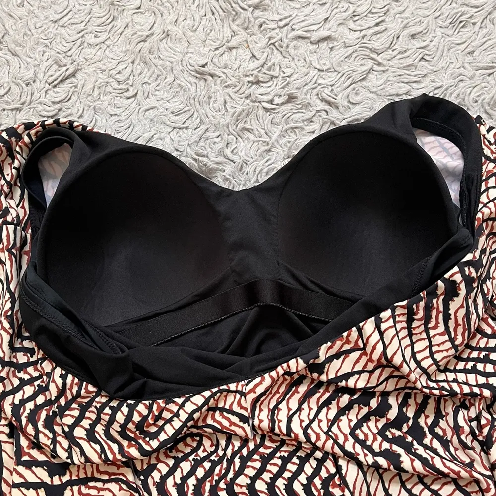 Raisins Swimsuit Stingray Flounce One Piece 24W - Image 6