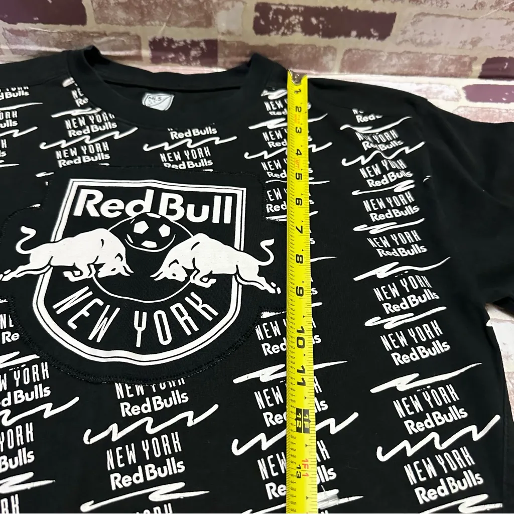 MLS Red Bulls Black Short Sleeve Tee size L Size L - Image 5