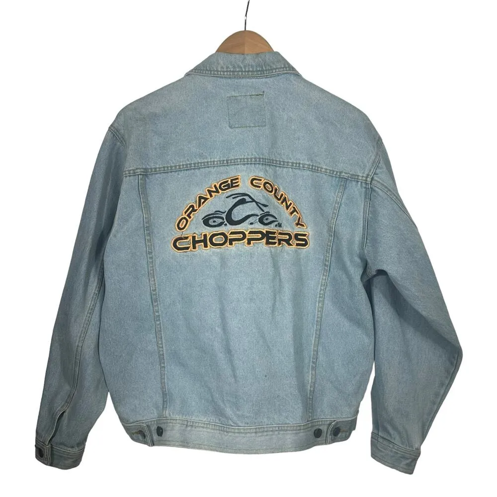 Orange County Choppers Denim Jacket Size Medium - Image 2