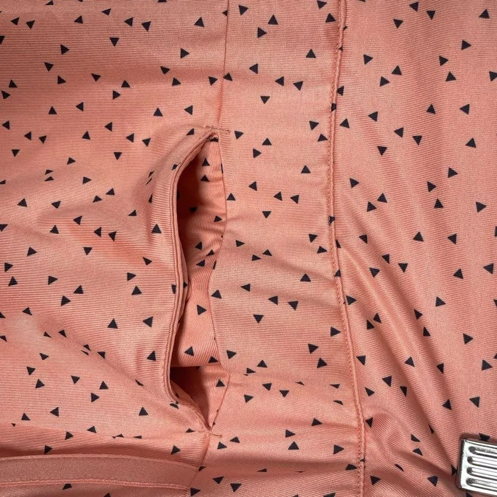 Nike Women’s Dri-Fit Triangle Printed Athletic Skort in Orange/Navy Size S - Image 10