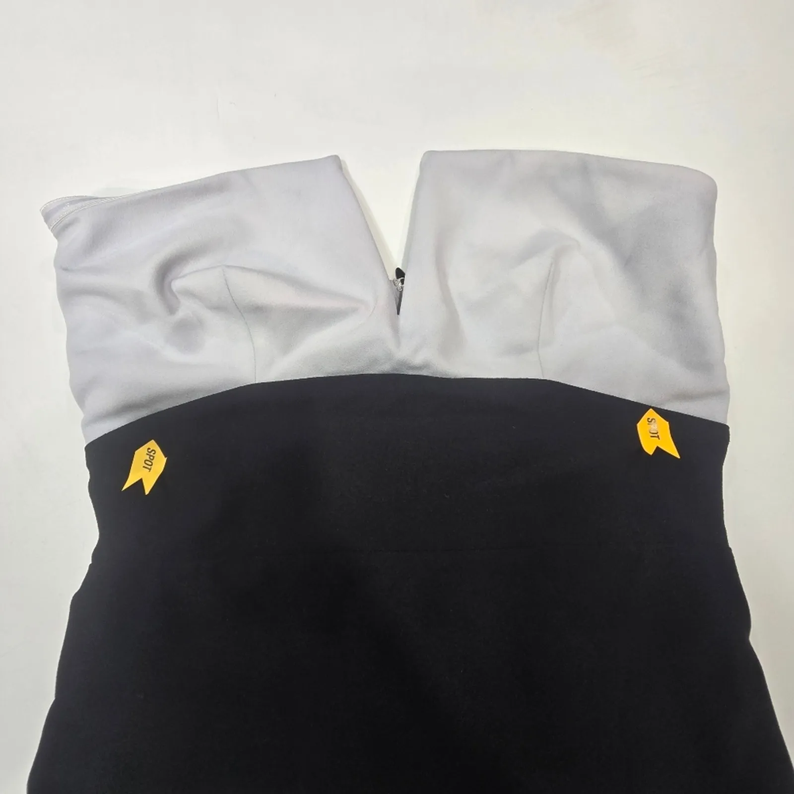 Lovers and Friends Anais Strapless Gown in Black & White Small - Image 16