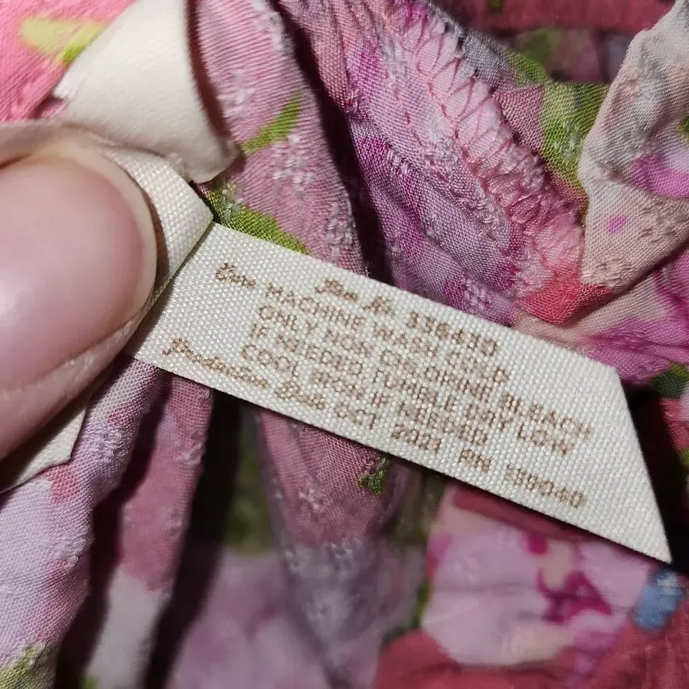 Matilda Jane‎ Womens Pink Fresh Florals Ruffle Sleeve Tiered Dress Small - Image 5