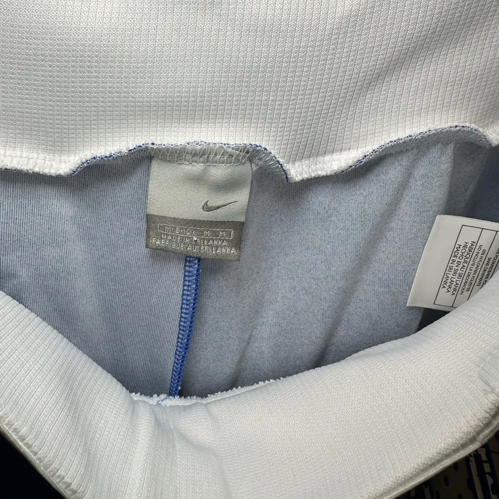 Y2K NIKE Popper Blue Bomber Jacket size L & Nike Capri Bottom size M Sold as Set - Image 9