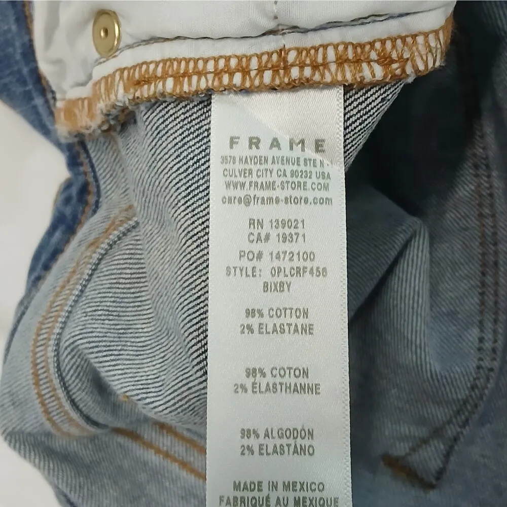 Frame Denim Le Cutoff Jeans Shorts Women's 32 Blue Daisy Dukes Booty Shorts - Image 10