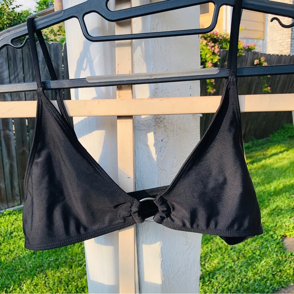 NWT Kendall and Kylie Revolve Sheer Black One Piece Swimsuit Size L - Image 10