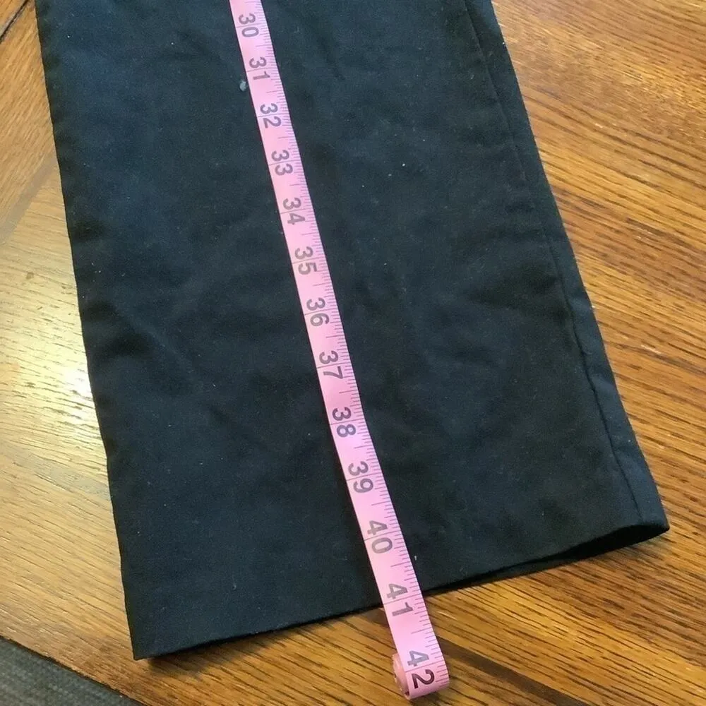 𝅺GLORIA VANDERBILT Women’s Trouser Dress Pants Black Size 10 Work Professional - Image 14
