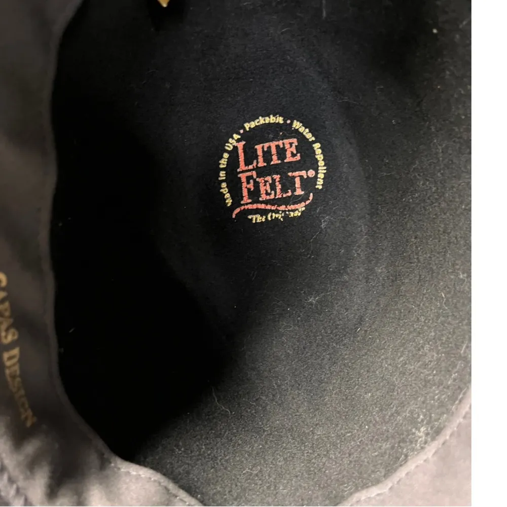 Vintage wool hat Black - Image 7