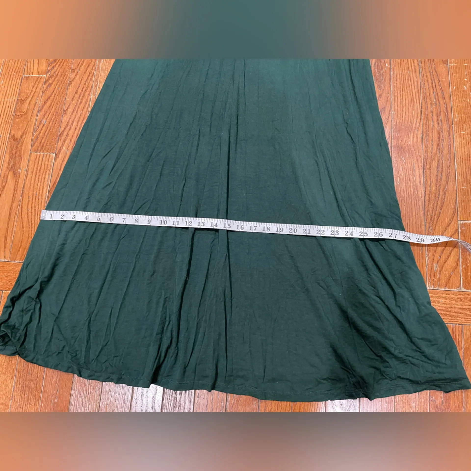 Bobeau Dark Green Maxi Skirt - Image 5